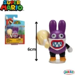 Figura Super Mario Bros articulada 6 cm original JAKKS – 423194‑8